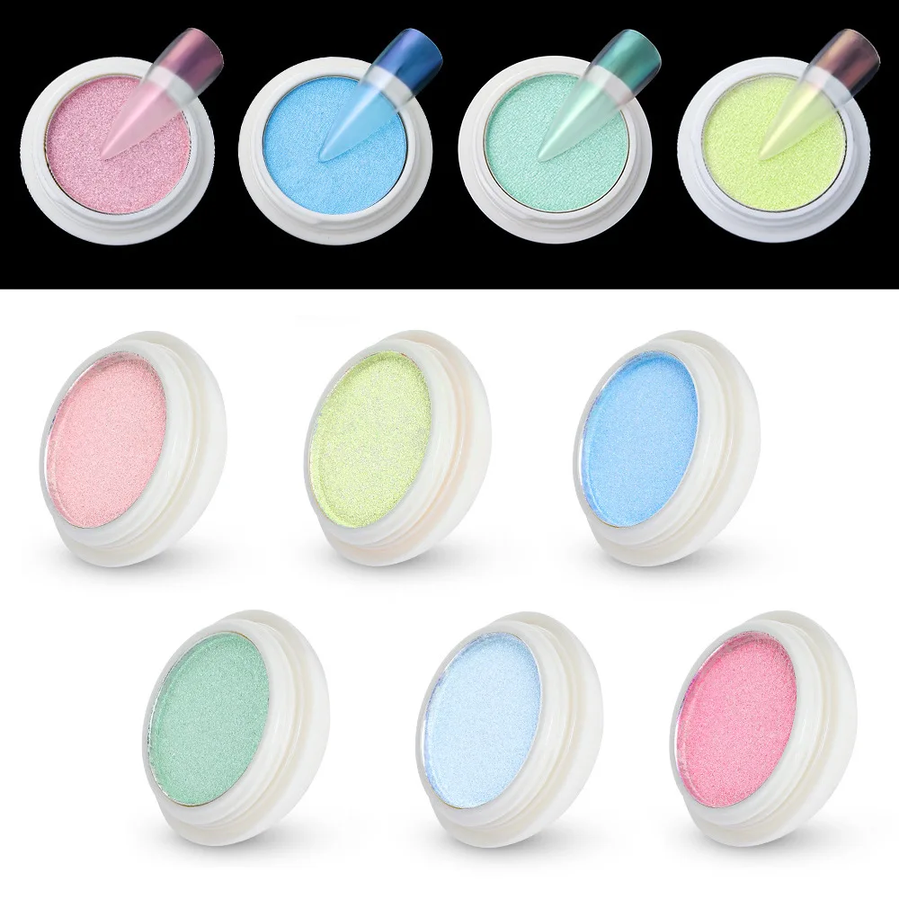 Rainbow Fantasy Fairy Pink Fairy Pink Popular Nail Enhancement Solid Magic Mirror Powder Ice Polar Powder