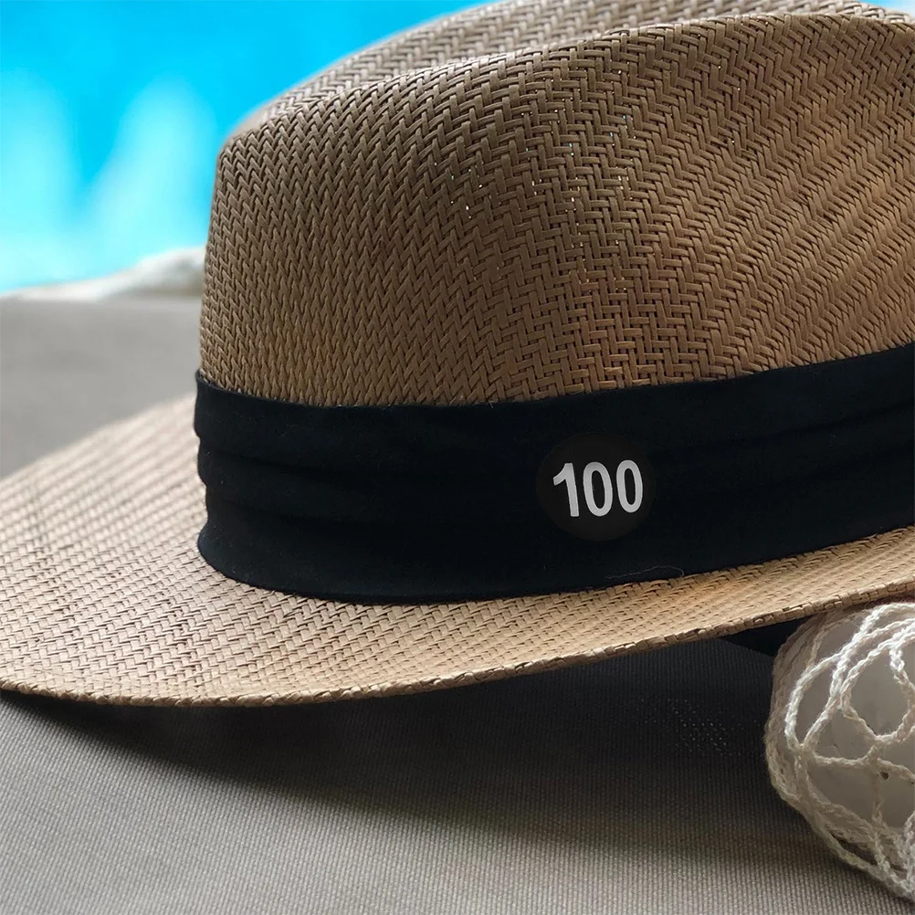 Водонепроницаемые цифровые наклейки, круглые номерные этикетки для инвентаря, организация класса, самоклеящиеся пронумерованные наклейки