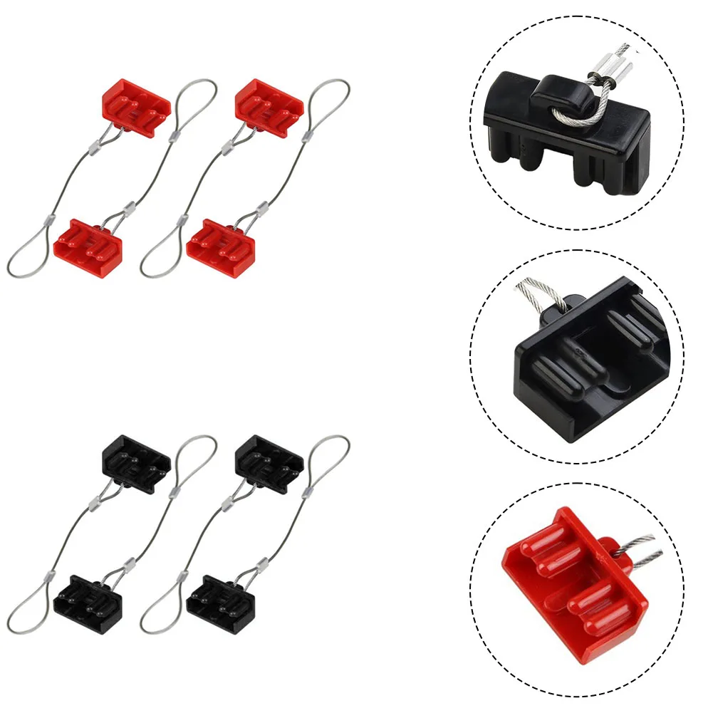 

4pcs 175A Connectors Dust Cap FOR Anderson-Plug Cover Style Connectors Fireproof Flame Retardant Cap Battery Caravan Parts