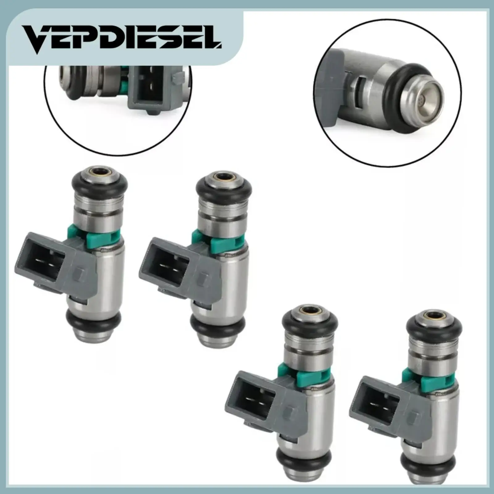 

4 PCS Fuel Injectors For 1998-2007 Renault Clio MK II Laguna I Grandtour Scenic MK I Thalia IWP143 39969 INJS001 11525 142-660