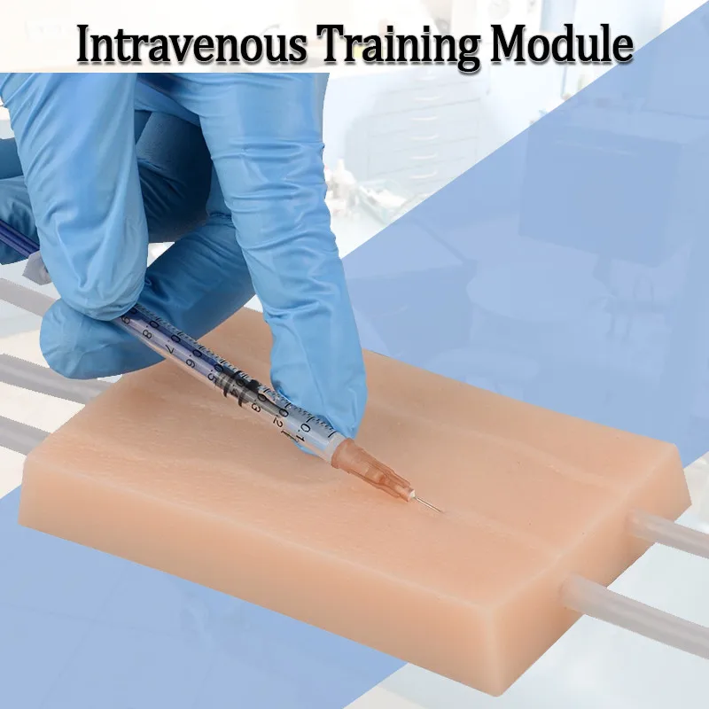 

Intravenous Injection Nurses Blood Collection Simulated Skin Exercise Pad Blood Return Kit