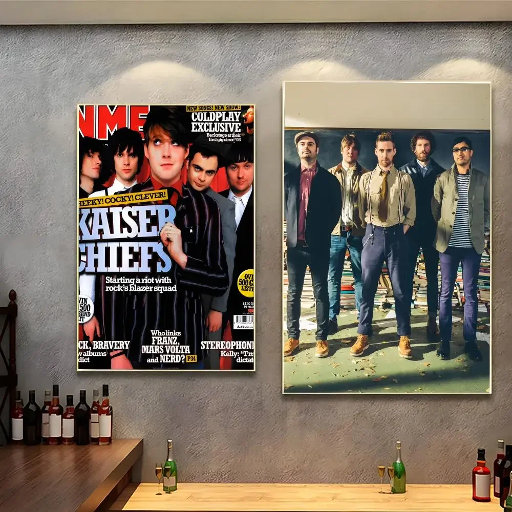 Indie rock band Kaiser Chiefs Poster Peel And Stick Indoor Bedroom Wall Decor Aesthetic Gift