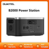 OUKITEL B2000 Power Station 2048Wh LiFePO4 Battery Pack 2 Expansion Port 200W Solar Charger  Suitable for Home Outdoor Travel