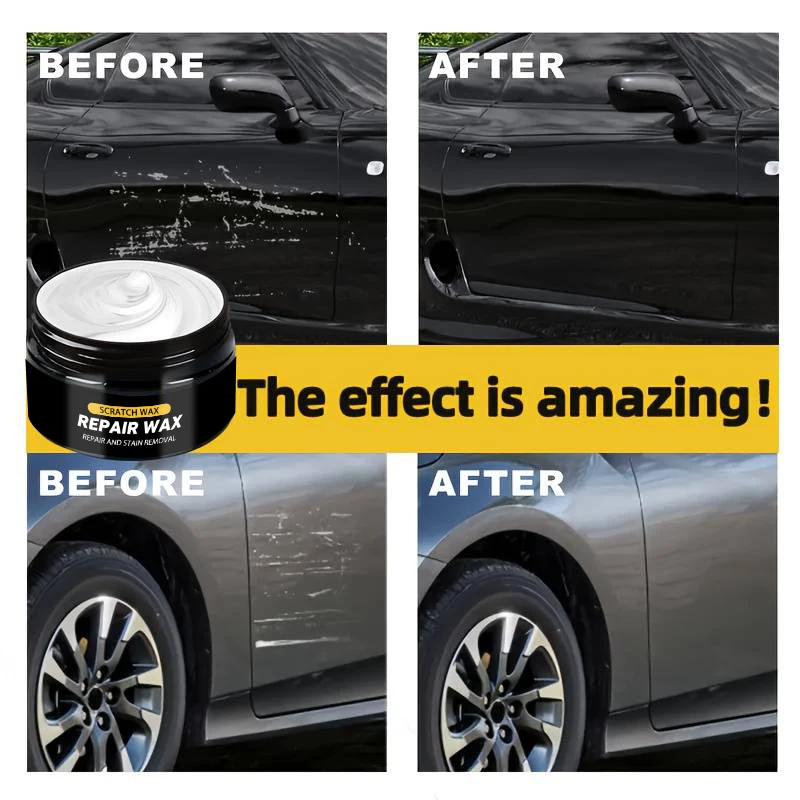 Scratch wax a universal special car paint repair product is a magic tool for removing car scratches  achieving in-depth vehicle image 5