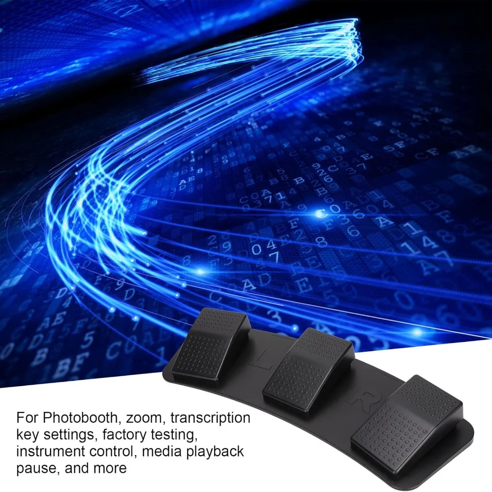 usb-connection-usb-foot-switch-pedal-3-key-design-mechanical-switch-pc-foot-switch-computer-foot-pedal-for-office-equipment