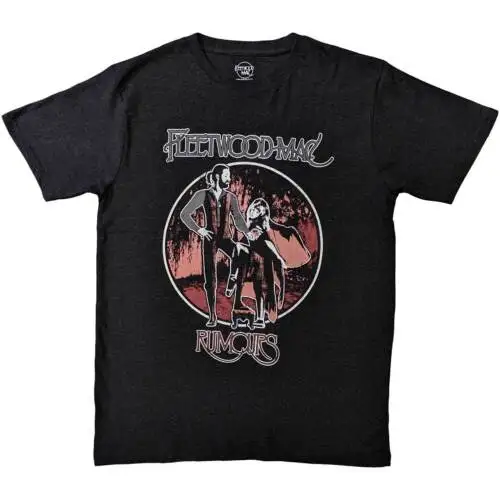 Official Fleetwood Mac Rumours Mens  Charcoal Grey T Shirt Fleetwood Mac