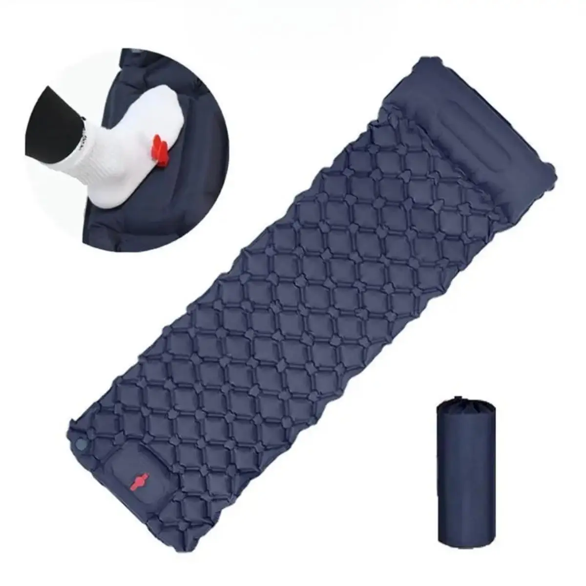 Ultralight Self-inflating Air Mattress Thicken Sleeping Pad Splicing Inflatable Bed Beach Picnic Mat Camping Tent Air Cushion