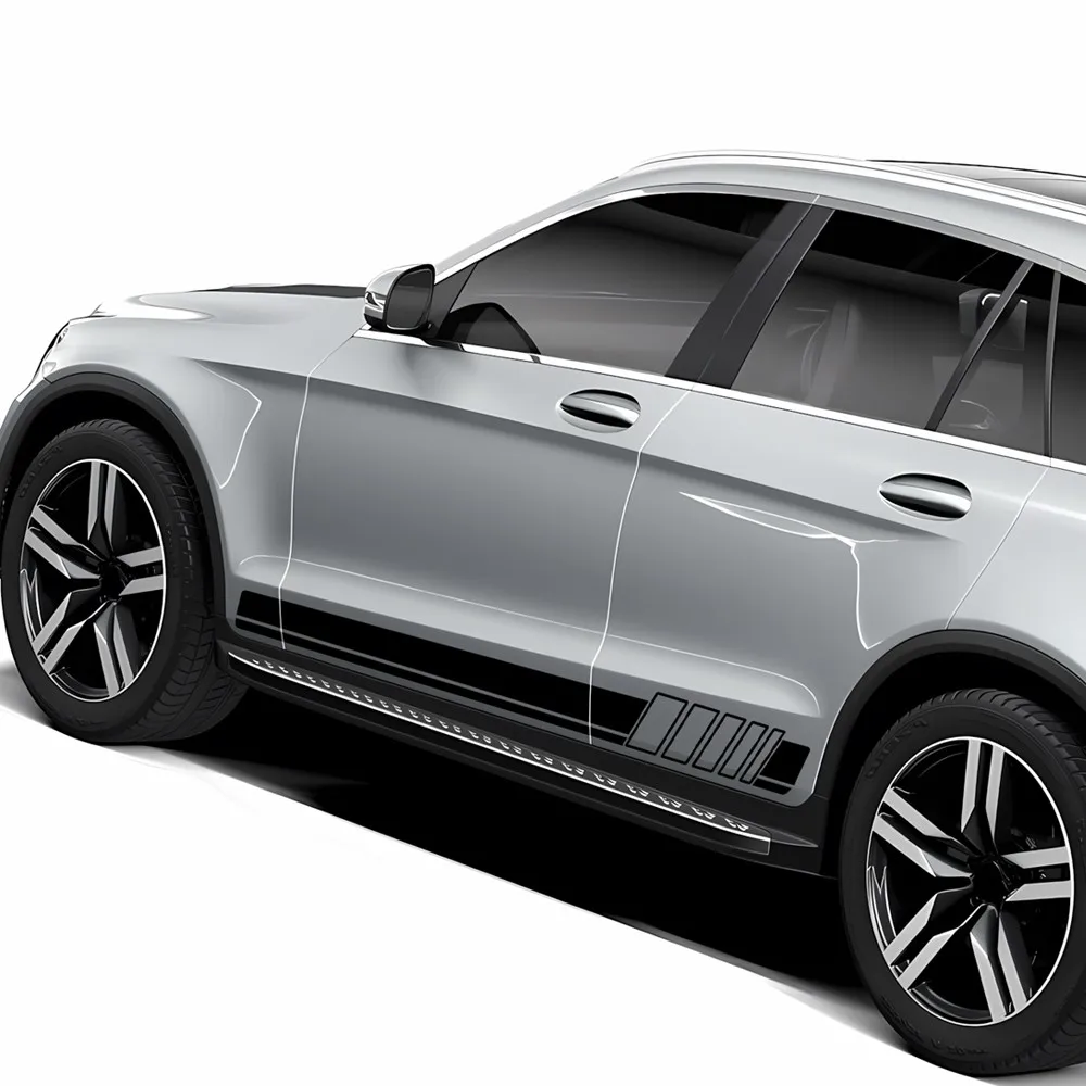 

Car Sticker Edition 1 Body Door Side Stripes Vinyl Decals for Mercedes Benz GLC Class X253 X254 2016-Present