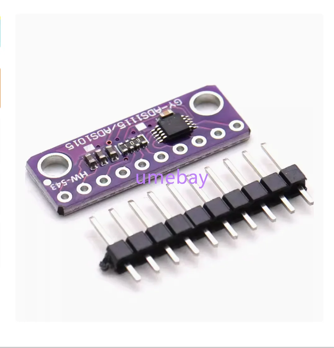 5pcs  AD conversion module GY-ADS1115 16 bit 4-channel analog-to-digital adjustable amplifier