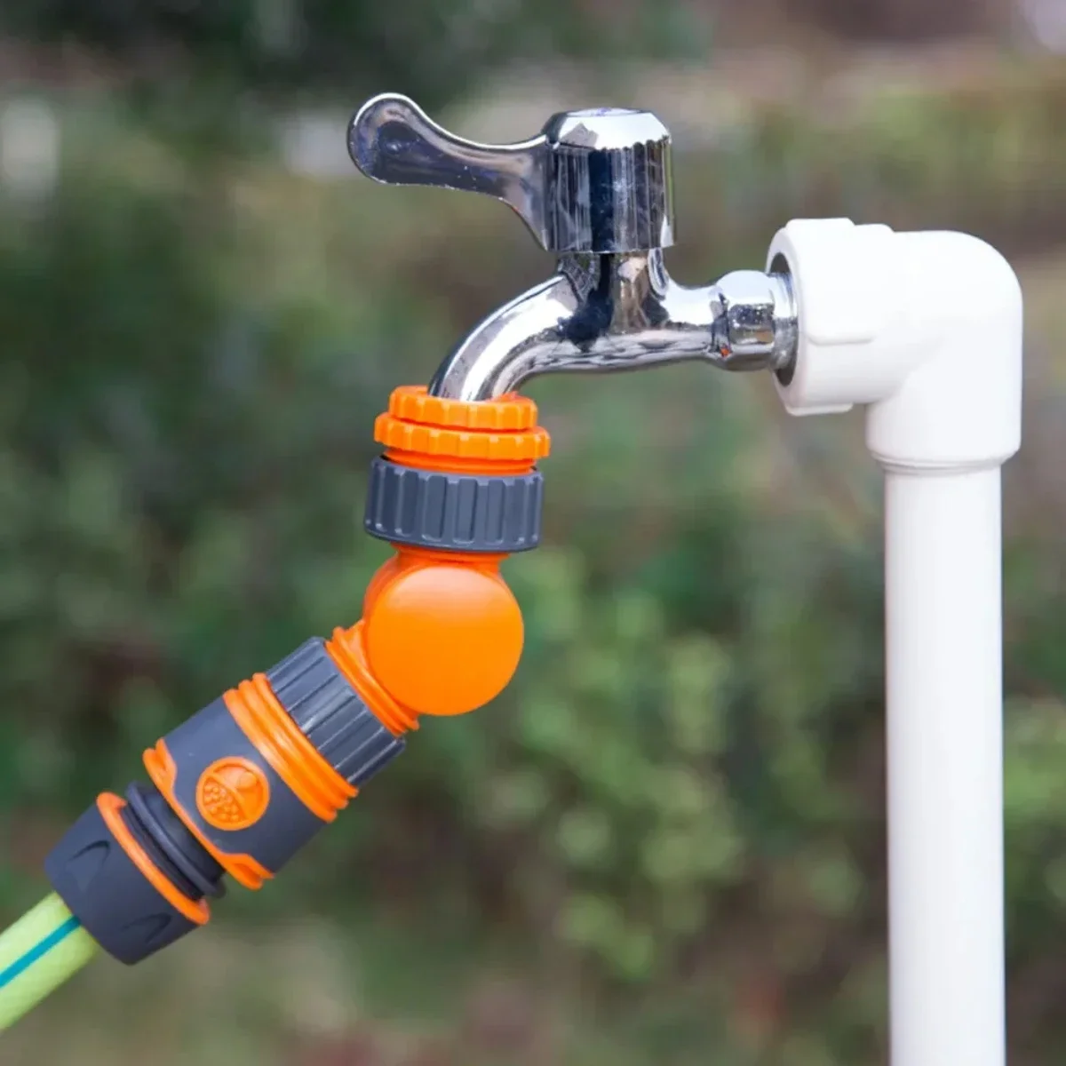Garden Hose Connector, 1/2 Inch Faucet Adapter, Plastic Quick Connect Click-lock for Watering & Irrigation XXL
