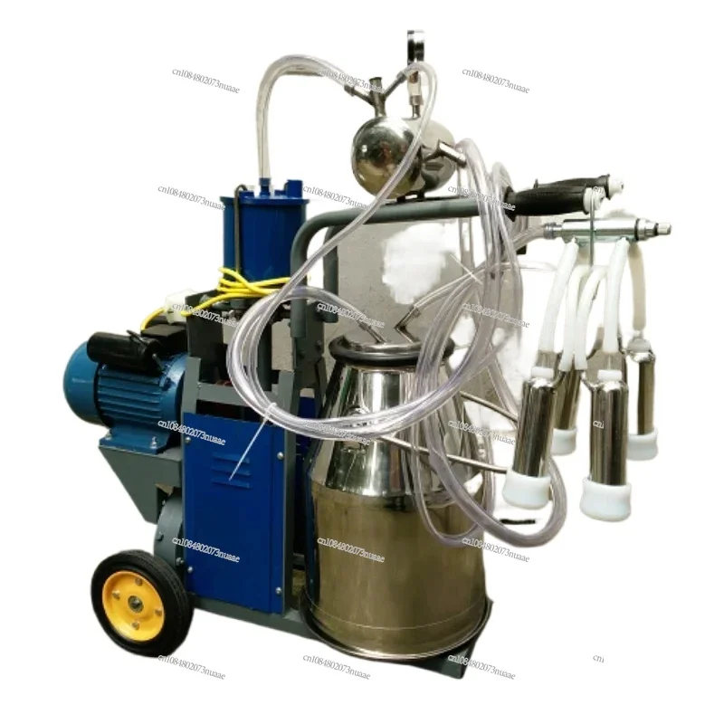 Piston Milking Machine, Increase Your Milk Production, Suitable for Cows, Goats, and Camels, Equipped with Antifreeze Tube