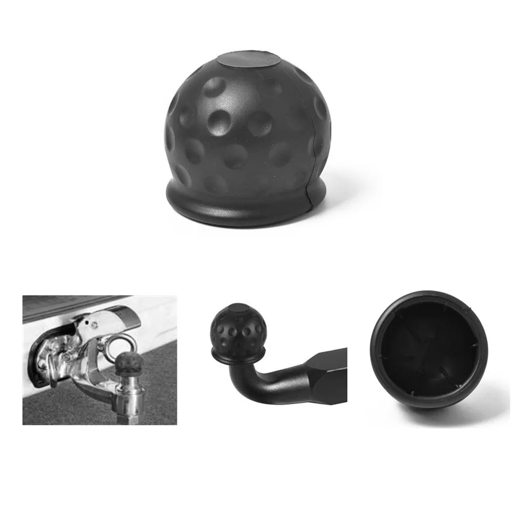 Universal Tow Bar Ball Towing Hitch Towball Cover Accessories 50mm Towball Trailer Protection Cap for Truck Caravan Semi-trailer