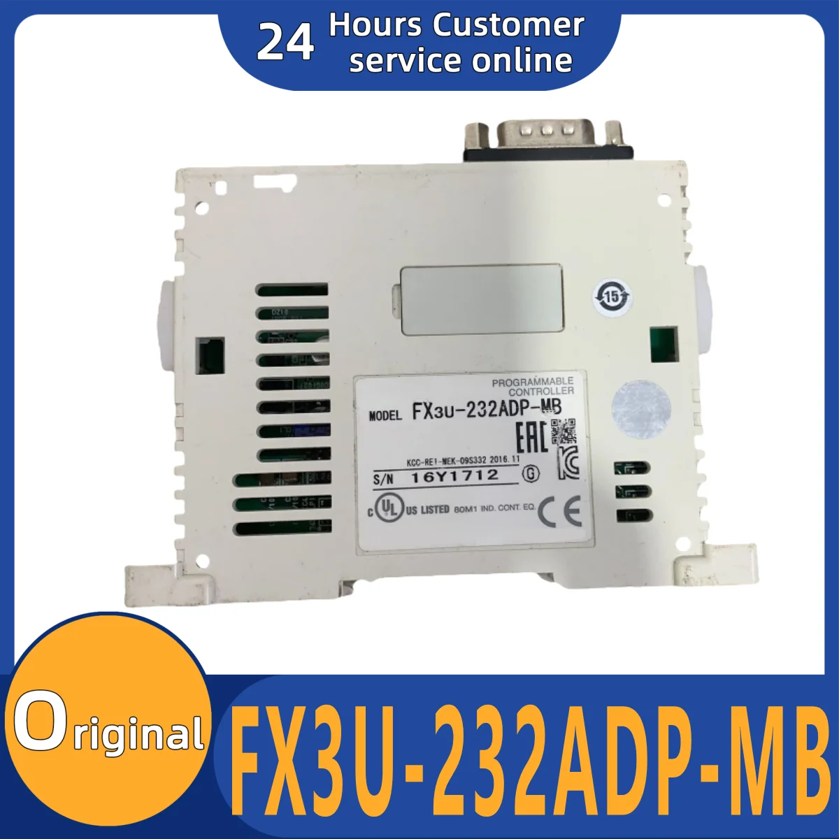 

Новый оригинальный модуль Φ FX3U-232ADP-MB FX3U-485ADP-MB FX3UC-4AD FX2NC-CNV-IF