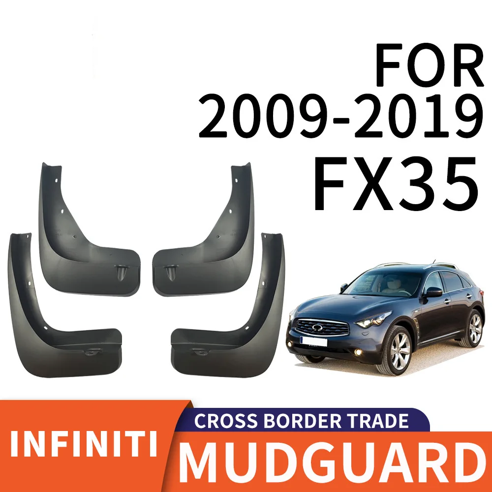 

For 2009-2019 Infiniti FX35 mudguard Mudflaps Front Rear Flares Splash Guards Cover Car Accessoie