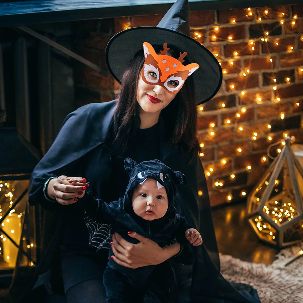 5 stuks schattige dieren vilten maskers voor kinderen feestartikelen verkleedspellen carnaval toneelvoorstelling foto prop accessoire