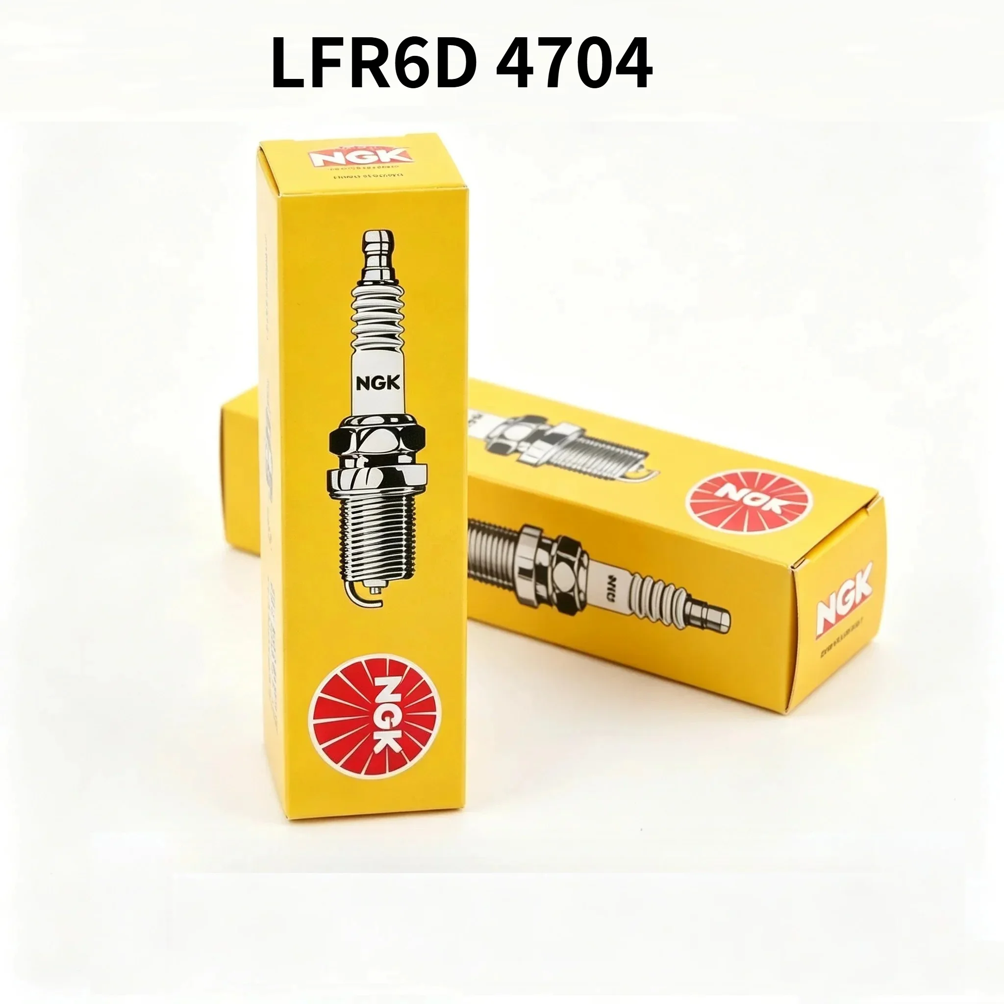 4Pcs NGK Nickel Alloy Spark Plugs LFR6D 4704 Fit For Volvo C70 C30 S40