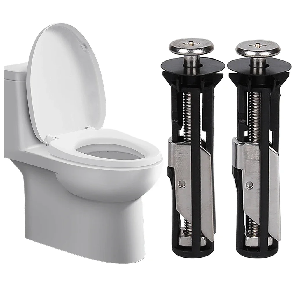 Heavy Duty Toilet Seat Fastener Bolt Kit Stainless Steel Tank Toilet Bolt Hinge Screw for Easy Installation and Maintenance