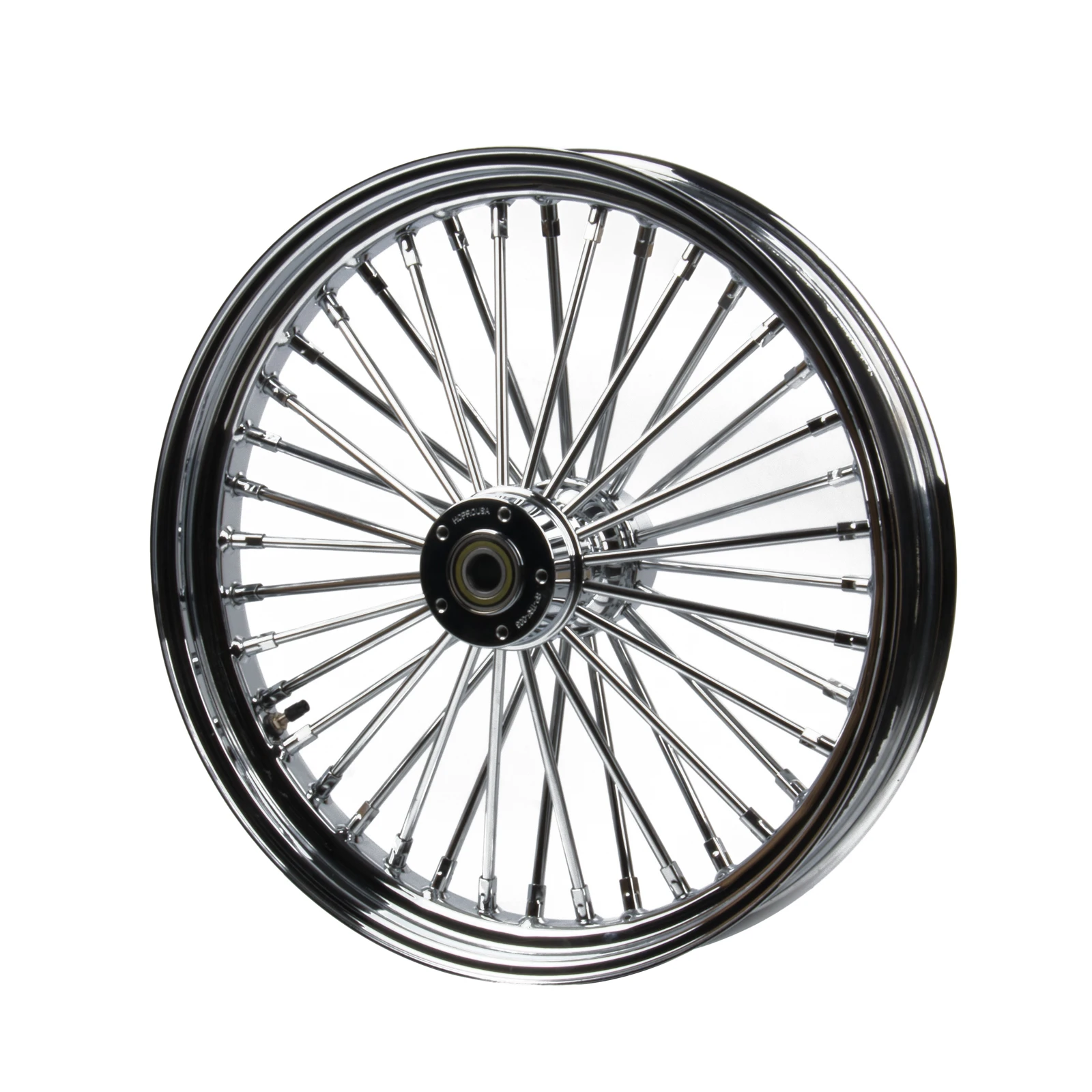 Customizablewheel Sizes.Chrome Motorcycle Wheels Hub Fat Spoke 19*3.5 Inch Design For Replace/Repair 14-26 Glide Softail Street