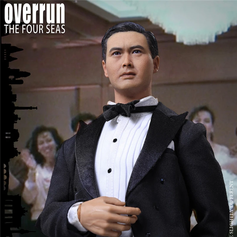 Sn002 1/6 Scale Collectible Figure Chow Yun Fat Overrun The Four Seas Full Set 12Inch Male Action Figure Model For Fans Gifts