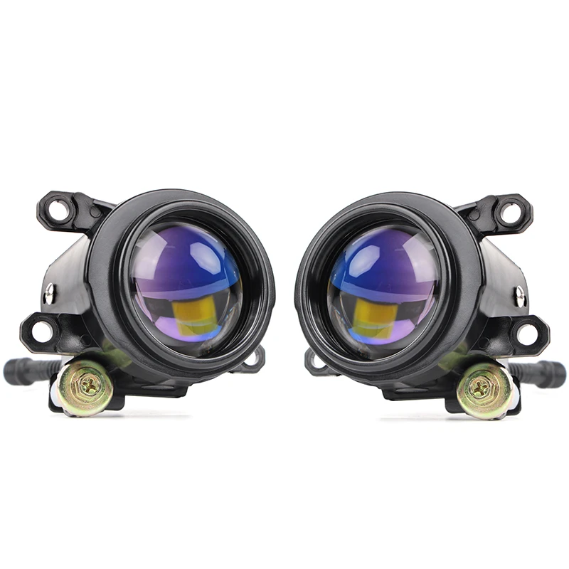 

Синяя пленка, водонепроницаемая 2-дюймовая линза противотуманной фары, трехцветная 6000K 4300K 3000K H11, светодиодная автомобильная фара для Kia Honda, противотуманная фара, проектор 2,0 12 В