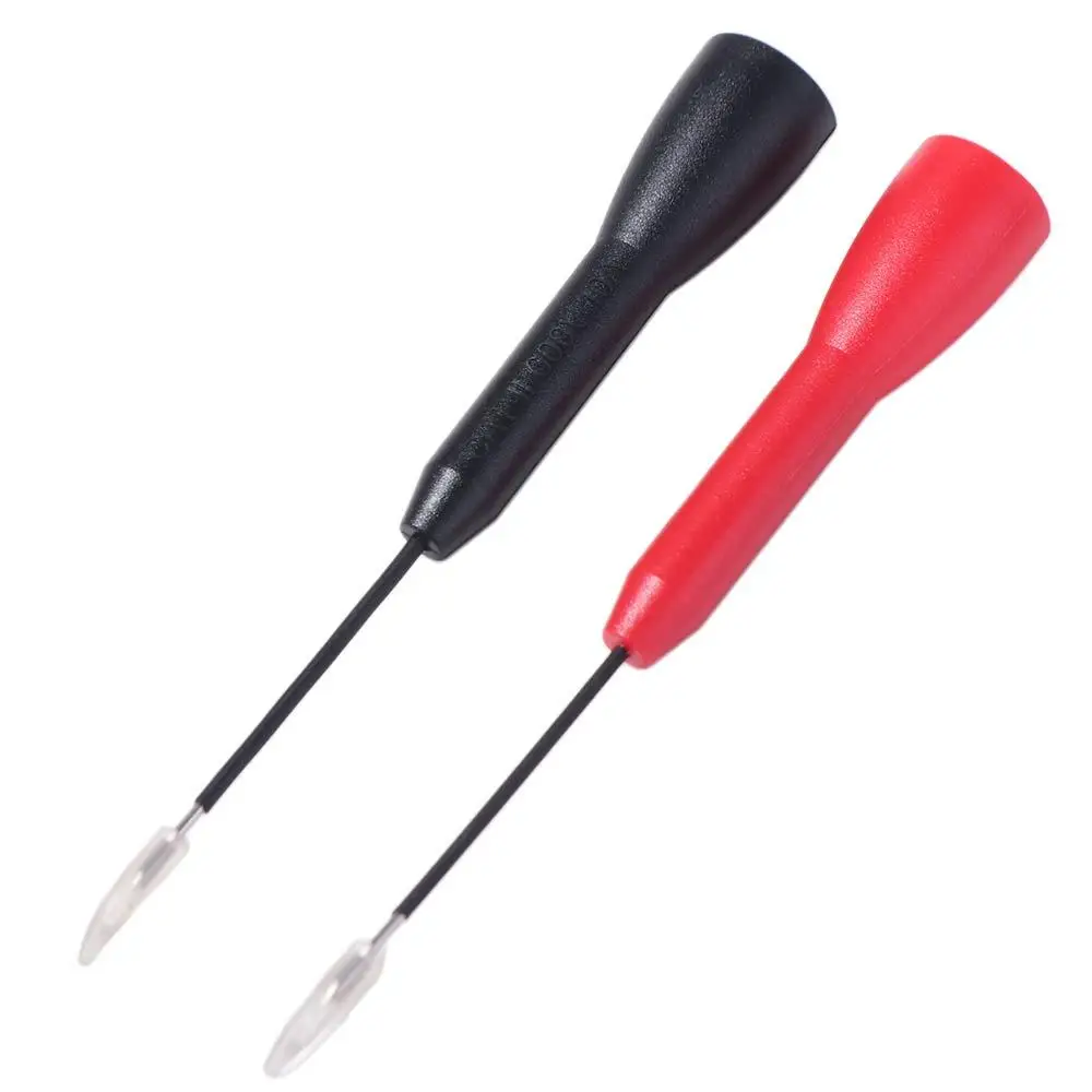 Copper Multimeter Pen Head Ultra-fine 600V/10A Extended Needle Test Probes Circuit Non-Destructive Slim-Reach Flat Test Probe