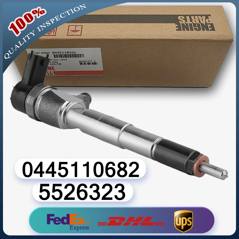 0445110682 0986435289 55263233 Common Rail Injector For Alfa Romeo Giulietta Fiat 500X Jeep Renegade 2.0 JTDM Engine
