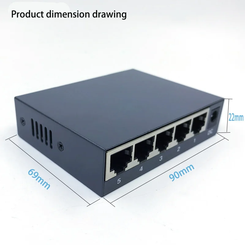 Oem Hoge Kwaliteit Mini Goedkope Priceule5-port Hub Capture Packet Mirroring Elke Poort Capture Packet Data Captureethernetswitchmodule