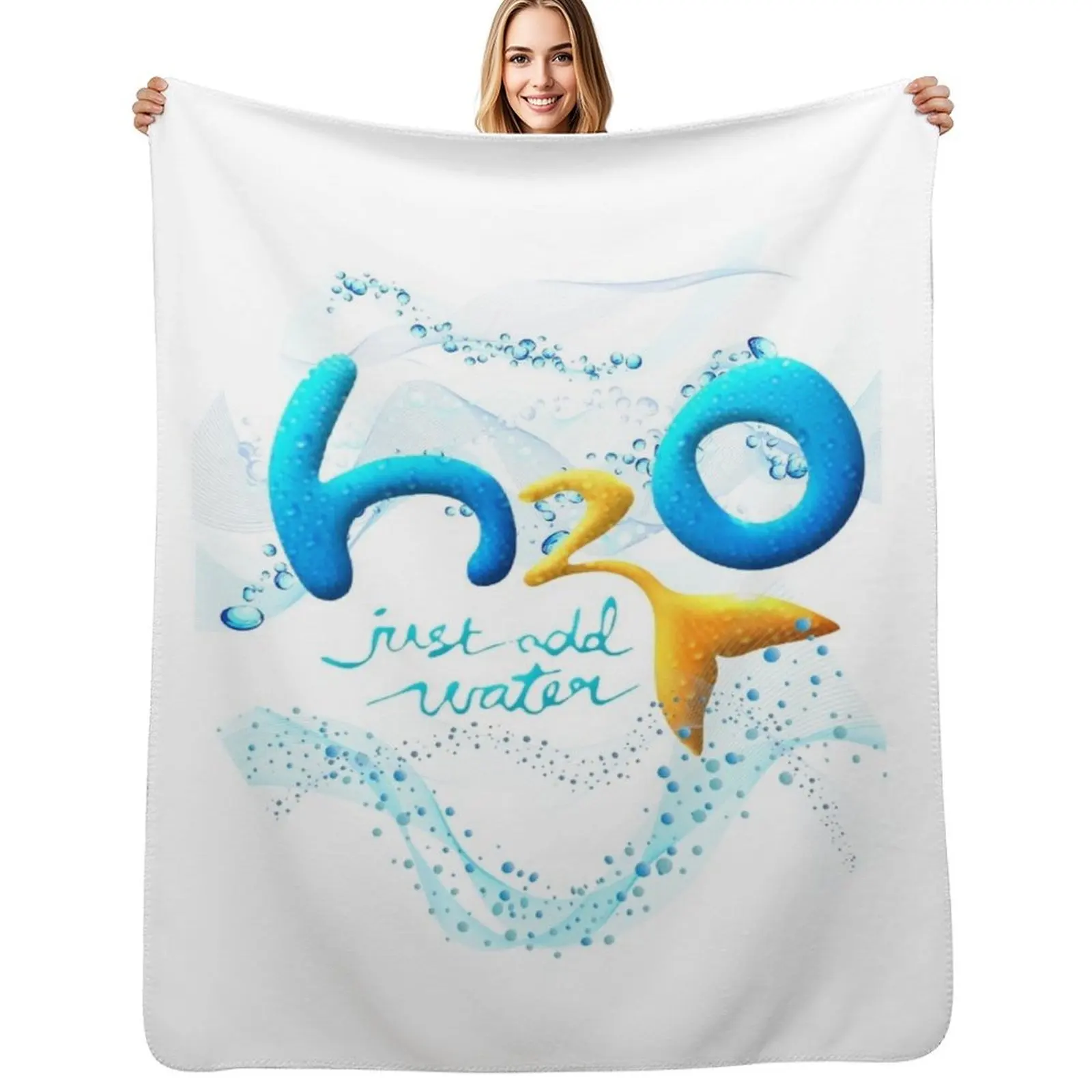 

H2O Just Add Water Throw Blanket Bed Fashionable heavy to sleep Plush Sofa Quilt Blankets