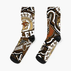 Lehigh Collage Socks cartoon Antiskid soccer hip hop Socks Male Women's