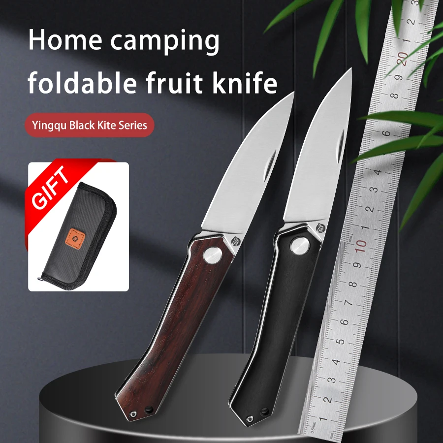 

Stainless steel folding knife for outdoor camping cutting, portable, high hardness, corrosion resistance