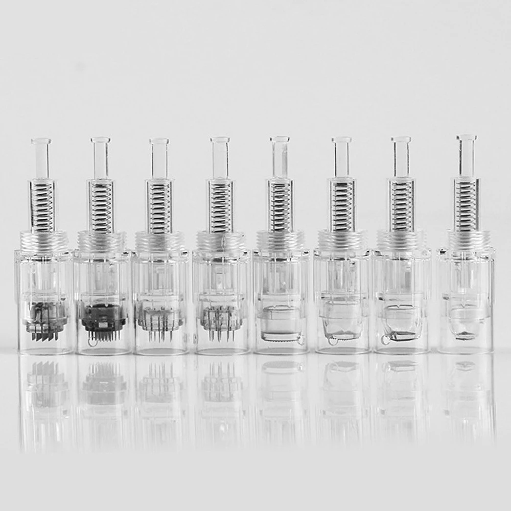 10/50/100pcs Screw Cartridge Micro Needles 9/12/24/36/42/ Nano Microneedling meso Cartridg