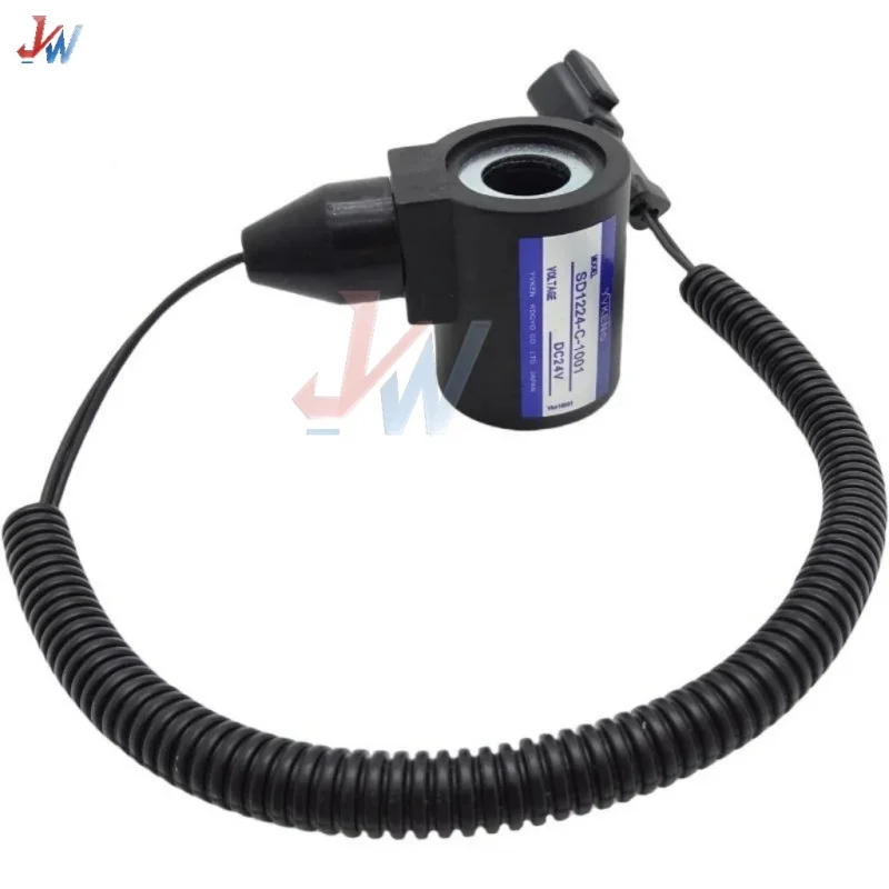 Solenoid Valve Coil 24V PC60-8 PC120-6 SH200-5 210A5 Engine SD1224C1001 SD1244-C-10 203-60-62171 JW Brand High Quality