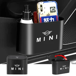 Vehicle Garbage Dust Case Storage Box Auto Interior Accessories For MINI Cooper One JCW Countryman R56 R60 R57 R55 R53 F55 F56