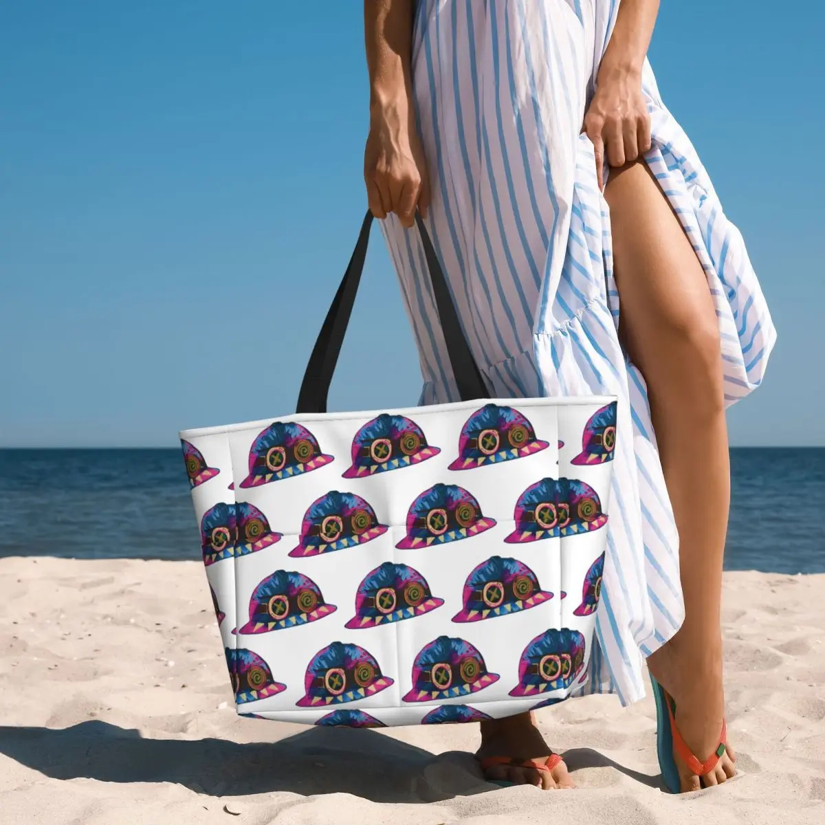 

Isha Hat Beach Tote Bag Sport Gym Yoga Duffle Large Tote Bag Women Travel Bag Fitness bag