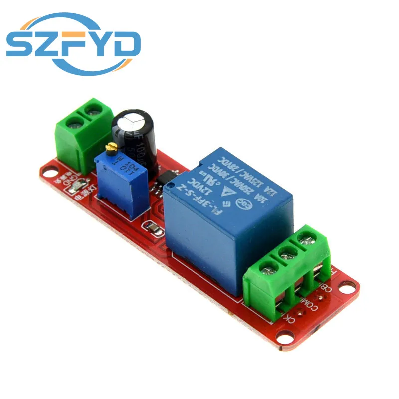 درع مرحل تأخير الوقت DC 5V-12V - مفتاح التحكم في الموقت NE555، توليد النبض ودورة العمل للسيارة والمشروعات اليدوية