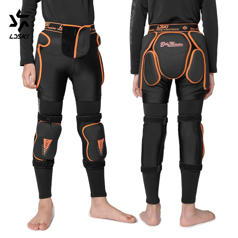 LDSKI ski Shorts de protection des hanches Genouillères Enfants Trois couches de protection des hanches    Tailbone Trois couches de protection des hanches  Pantalons