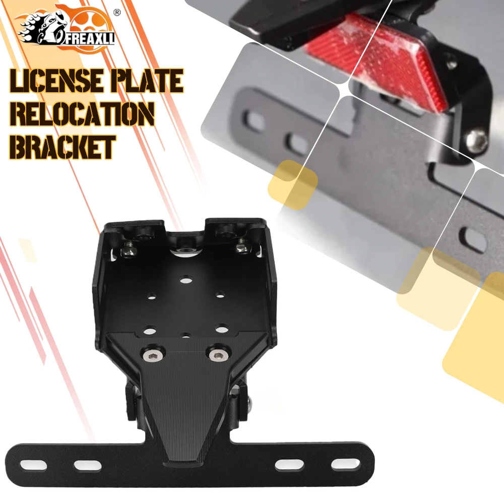 

License Plate Holder Bracket For CFMOTO 675NK 675SR-R 675SRR 675 SR-R 2024 2025 2026 Rear Tail Tidy Fender Eliminator Kit