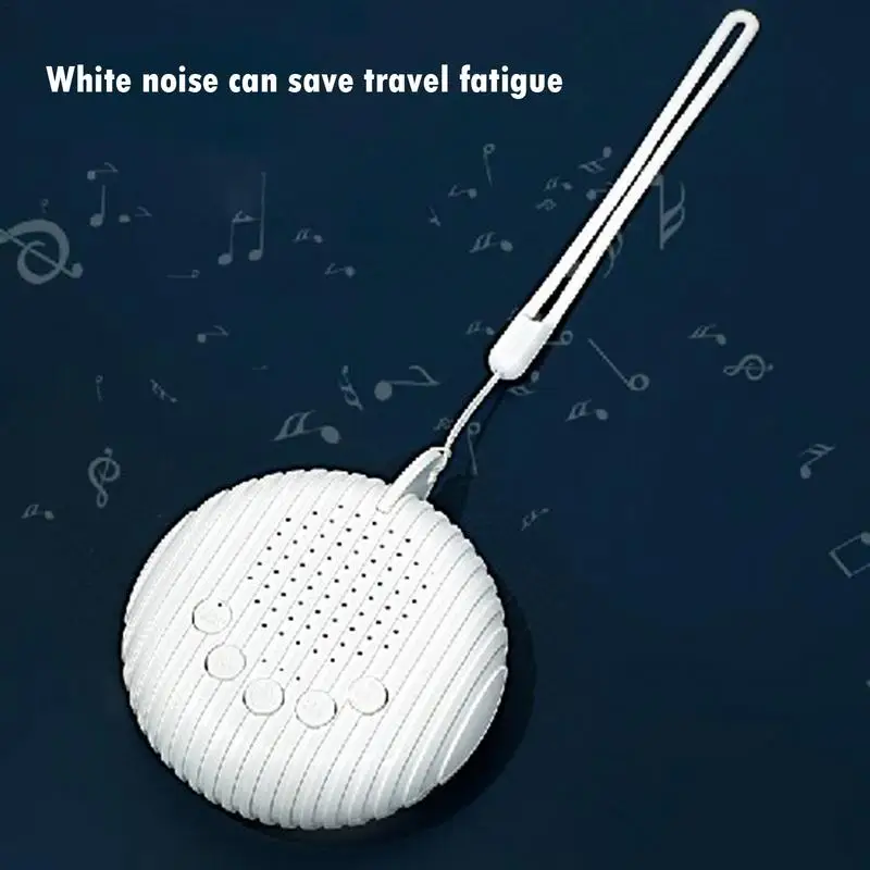 White Noise Machine Baby oplaadbare batterij Noise Sleep Machine Noise Sleep Machine Verstelbare draagbare geluidsmachine voor thuis