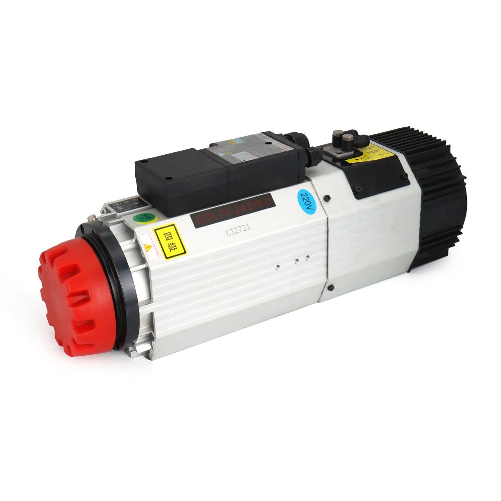 

Factory Price 9kw 220V 380V High Quality 12000/24000RPM ISO30 High Torque 7.16Nm Short Axis Spindle Motor for CNC Robot