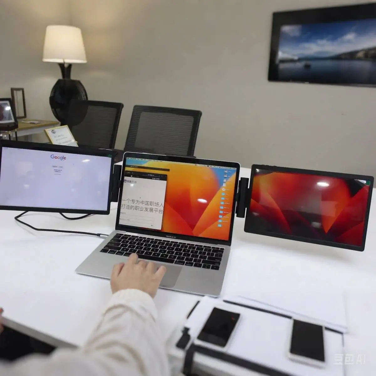 OEM ODM Supplier 14 Inch Portable Monitor Slim External Screen For Laptop Phone Gaming 1080p Portable Monitor