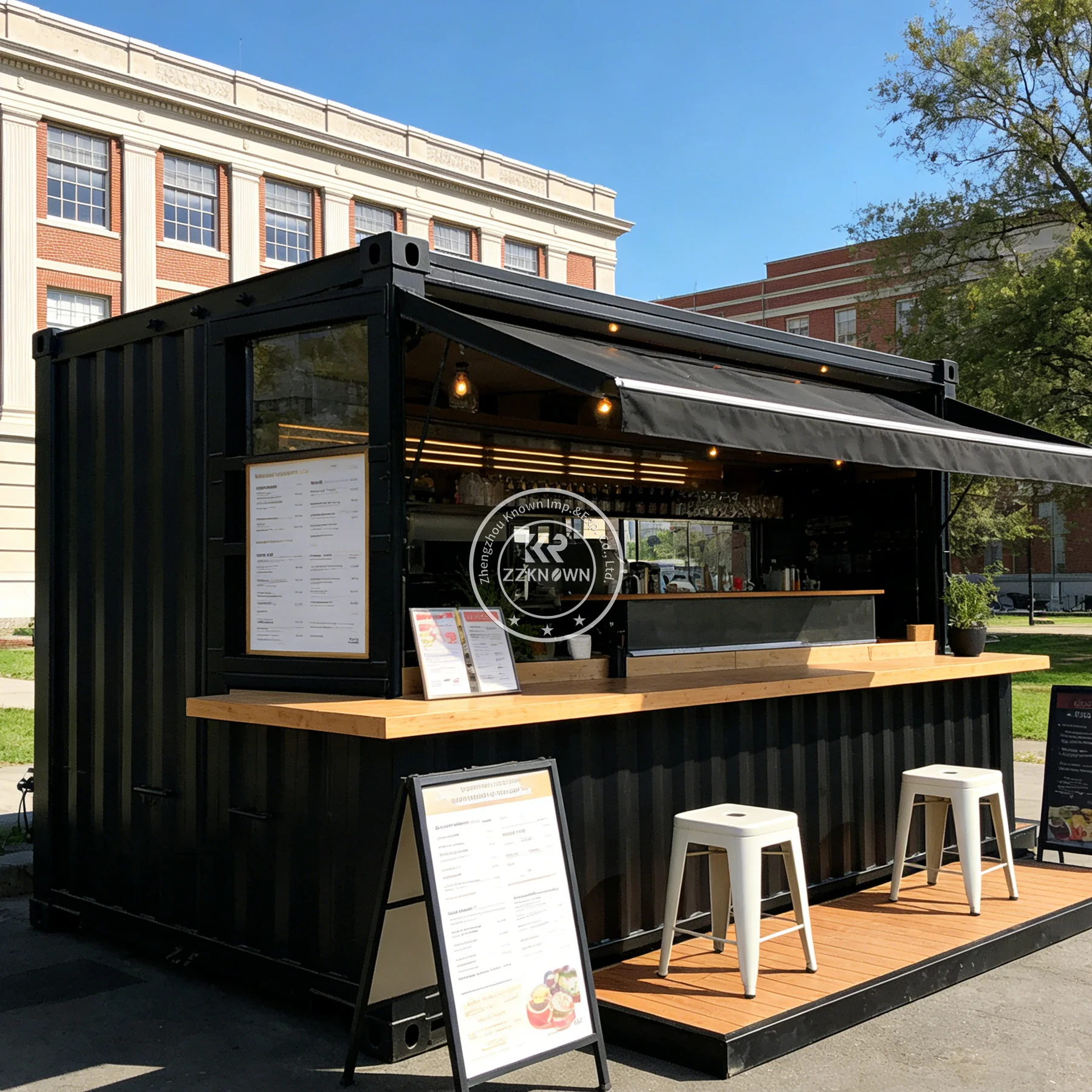 

Premium Custom Bakery Dessert Container Kiosk Snack Shop Fully Equipped Container Bar Fully Equipped