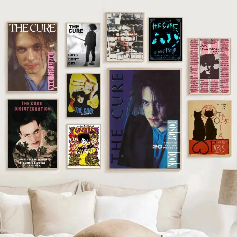 Revista The Cure Poster carteles pinturas decorativas estudio dormitorio bar Fondo murales de pared regalos