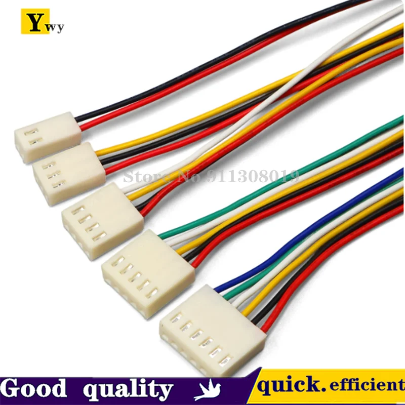 10PCS/LOT KF2510 to DuPont 2.54MM rubber shell wire to signal terminal wire 2P/3P/4P/5P/6P