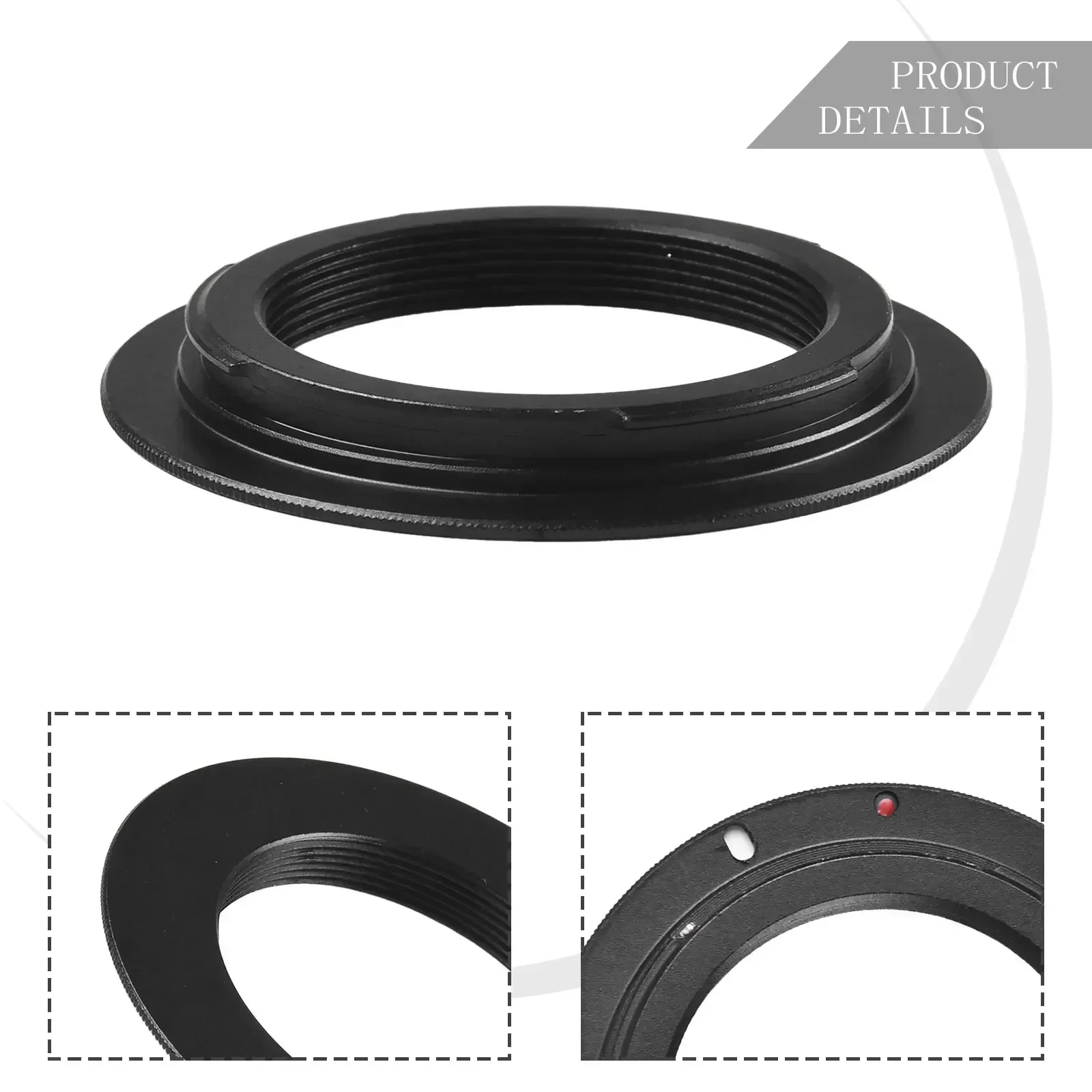 1 PC M42 สกรูอะแดปเตอร์เลนส์สําหรับกล้อง Canon M42 Mount Converter เลนส์กล้องอะแดปเตอร์แหวนอุปกรณ์เสริม