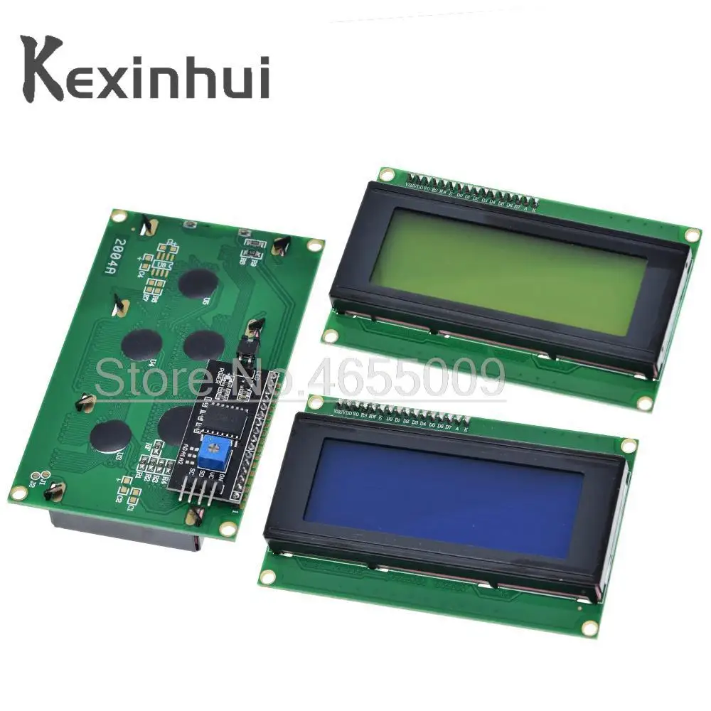 LCD2004 IIC/I2C LCD Display Monitor 2004 20X4 5V Character Blue / Green Backlight Screen LCD2004 IIC I2C for arduino LCD display