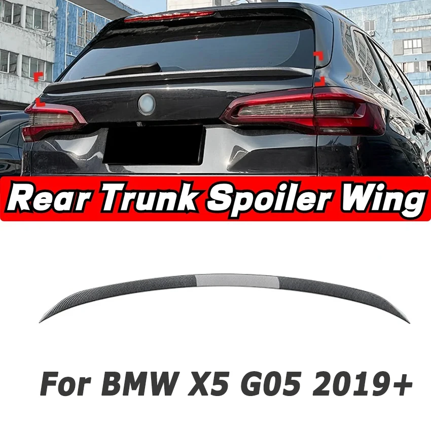 

Car Rear Trunk Mid Spoiler for BMW X5 G05 2019+ Rear Boot Tail Wing Airfoil Spoiler Auto Aftermarket Accesssoreis Parts