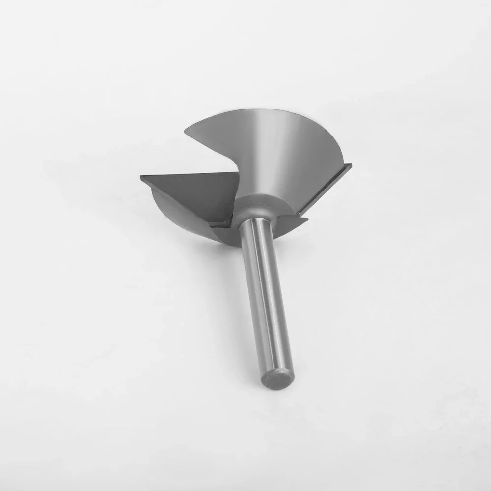 1pc 8mm Shank Woodworking Router Bit Dovetail Joint Bottom Cleaning Engraving Milling Cutter for Wood