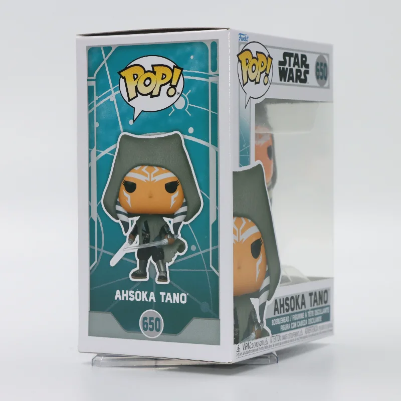 Original Funko Pop Star Wars Ahsoka Tano #650 Action Figure Limited Edition Vinyl Figurine Doll Model Toy Gift Collection Decor view 6