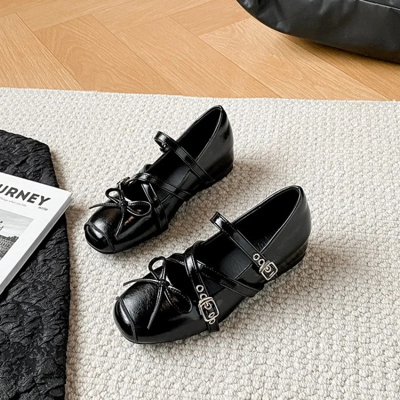 

Women's Mary Jane Shoes Fashion Round Head Ballet Casual Shoes for Woman Sweet Lolita Flat Shoe Designer Shoes Zapatos De Mujer