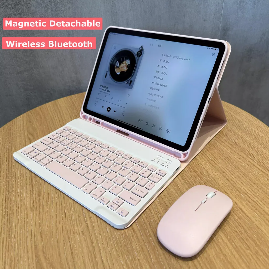 

For Smausng Galaxy Tab A11 8.7 Inch 2025 SM-X133 X135 Case Magnetic Detachable Wireless Bluetooth Keyboard Case with Pencil Slot